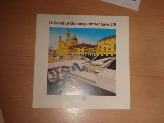 U-Bahn München MVG Eröffnung U5/9 Odeonsplatz 1986