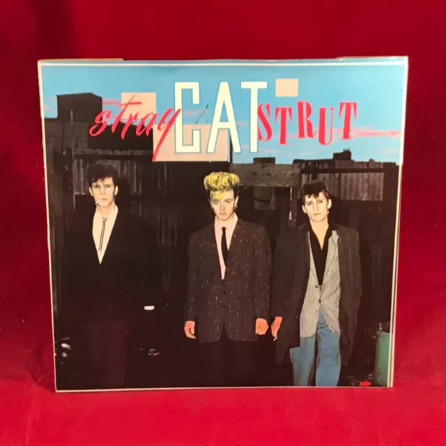 STRAY CATS Stray Cat Strut 1981 UK 7" vinyl single original 45 record #