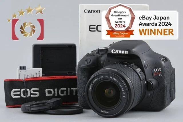 CANON EOS KISS X5 / Rebel T3i / 600D 18.0 MP EF-S 18-55 IS II Lens