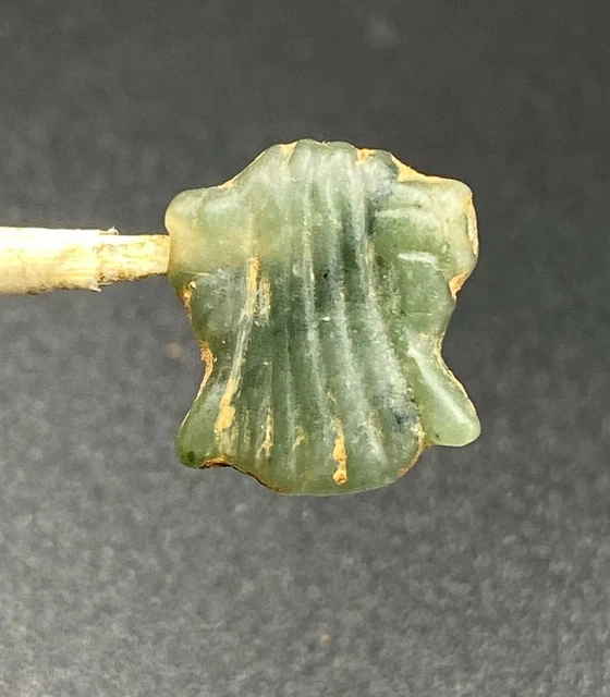 Ancient South East Asian Burmese Pagan Dynasty Antiquities Glass Amulet Old Bead 10