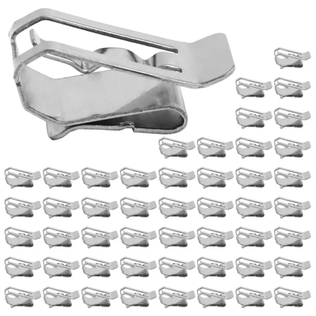 1x/20x/50x/100x Cable Cord Clips Wire Clamp Table Wall Tidy Holder Organizer