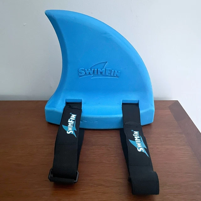 SWIM FIN SHARK Kids Swimming Float Aid SwimFin Children's Blue, 1530kg
