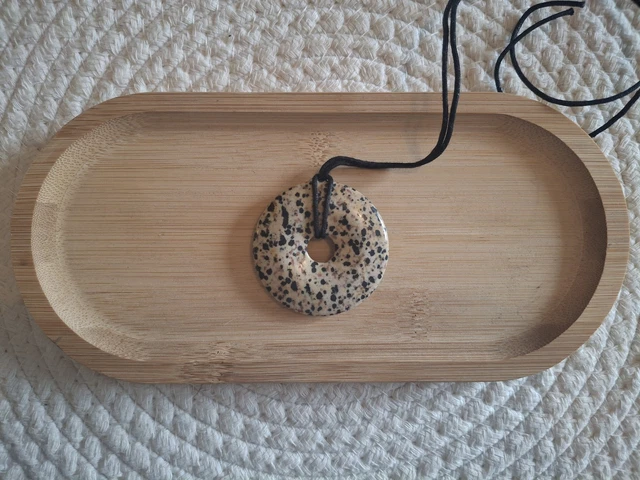 Collier En Jaspe Orbiculaire De Madagascar, Pierre Naturelle Lithothérapie - Neuf Avec étiquette
