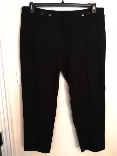 Alfani Pants 18W Plus Black Dress Preppy Work Office Career Professional