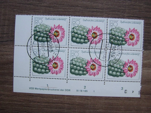 DDR; Mi.-Nr. 2803 voller Druckvermerk FN 1, gestempelt