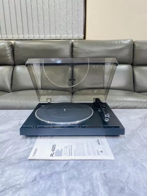 Pioneer PL-225 Auto Return Stereo Record Turntable Player HiFi Separates