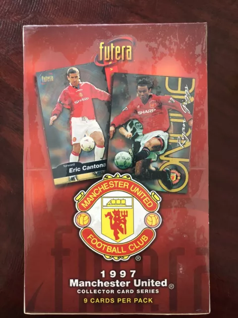 Futera 1997 Manchester United Soccer Factory Seal Trading Card Box