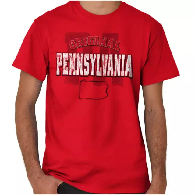 Pennsylvania Original Hometown Vacation PA Womens or Mens Crewneck T Shirt Tee