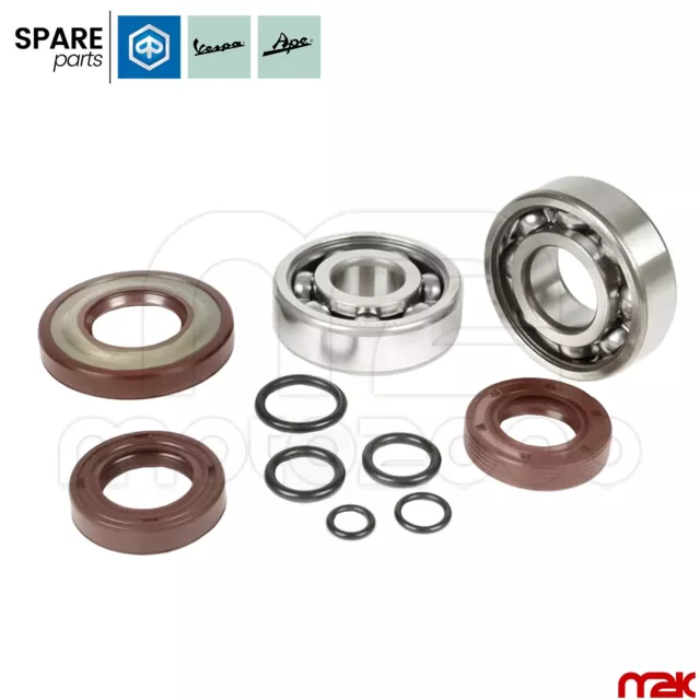 Kit Alti Giri Skf Revisione Cuscinetti Paraoli Albero Motore Viton Vespa Ape 50