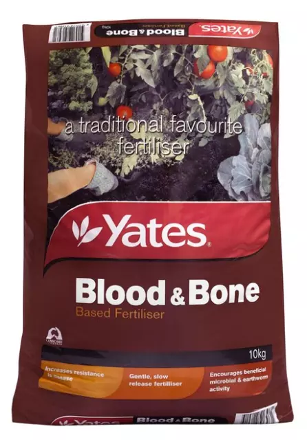 Yates Blood and Bone Based Organic Garden Fertiliser 10kg Citrus Fruit Trees