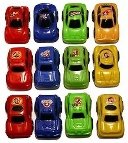 6 Mix Pull Back Racing Cars Kids Party Loot Goody Bag Filler Toys Favours Games