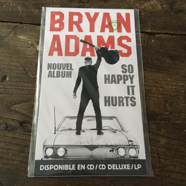 Brian Adams - So Happy It Hurts - Rare Plv 14 X 25 Cm- French Display!!!!