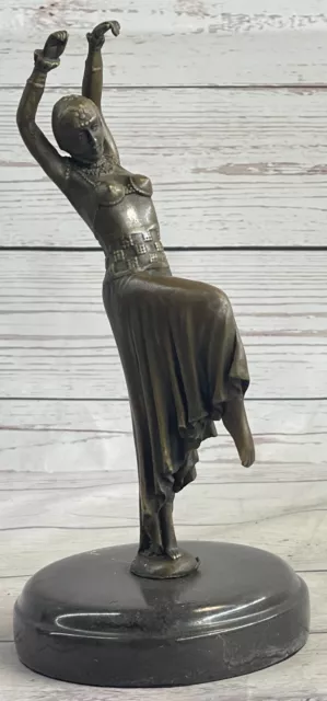 Art Deco Bronze Skulptur Figur Statue D. H. Chiparus Hand Made Figurine Statue