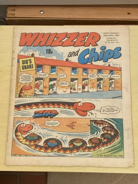 Whizzer And Chips Comic - 23rd April 1983