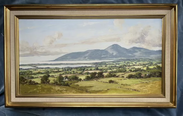 Sam Mclarnon Original Oil Painting Antrim Coast Northern Ireland