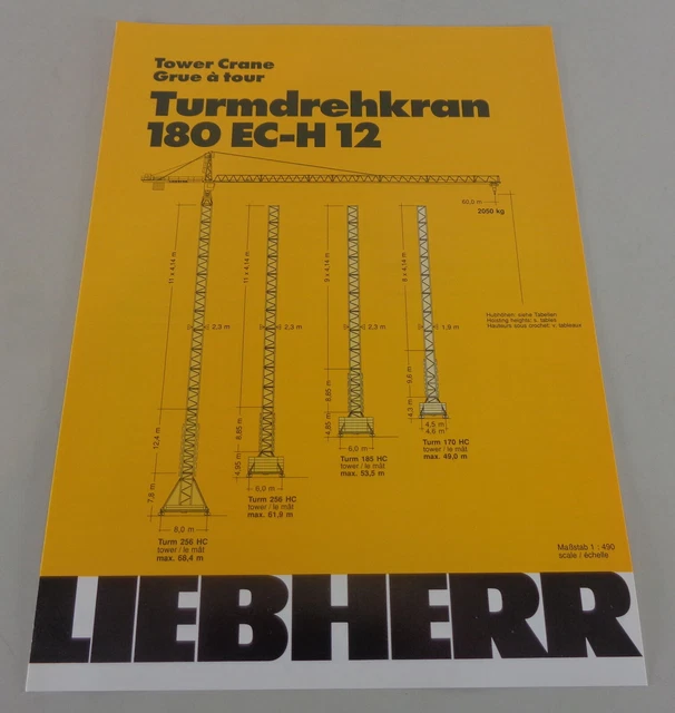 DATA SHEET / Technical Description Liebherr Tower Crane 180ECH12 From