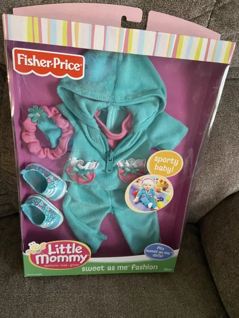 2006 Fisher Price Little Mommy sweet as me  Sporty Baby Outfit 14"Mattel #K9807