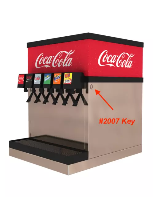 Coca Cola Post Mix Key Switch Key #2007