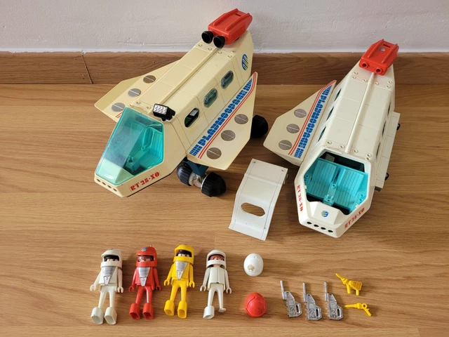 Lot Playmobil Playmospace Vintage 1980 - Vaisseaux Spatiaux 3559 Et 3535
