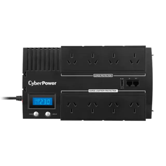 CyberPower BRIC-LCD 850VA/510W (10A) Line Interactive UPS -(BR850ELCD)- 2 Yrs Ad