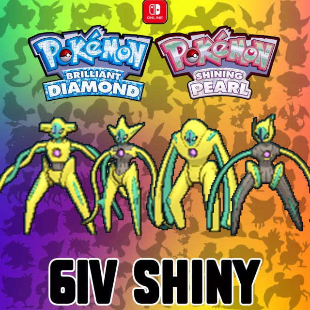 4x Deoxys ✨ SHINY 6IV ✨ Pokemon HOME Transfer - All Mythical Forms Atk,  Spe, Def