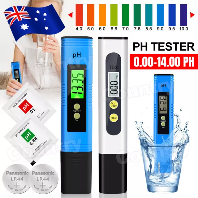 PH Meter Premium Digital M3 +TDS Tester Aquarium Pool SPA Water Quality Monitor