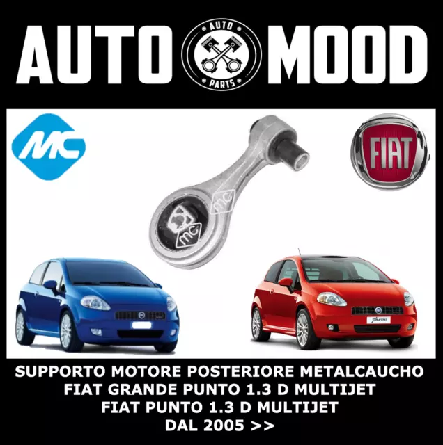 Supporto Sospensione Motore Posteriore Fiat Grande Punto 1.3 D Multijet Dal 2005