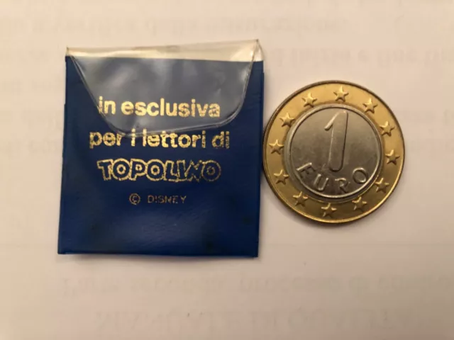 TOPOLINO - 1 Euro - Il mio primo Euro - Medaglia allegata a