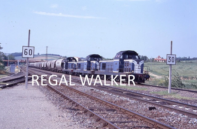 Original 35Mm Sncf France French Railway Slide Loco - Bb 66*** Loco Train 1992