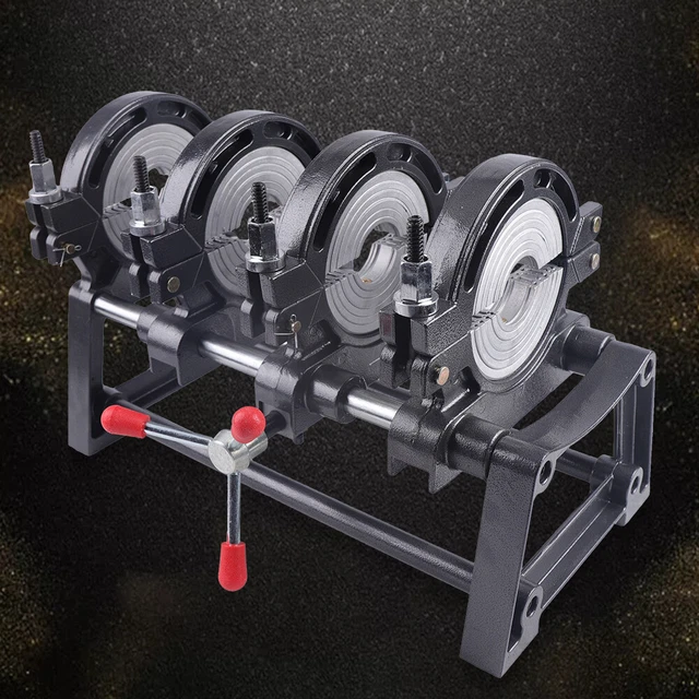 4 CLAMPS HDPE PP PE Butt Fusion Welding Machine Manual Piping Pipe