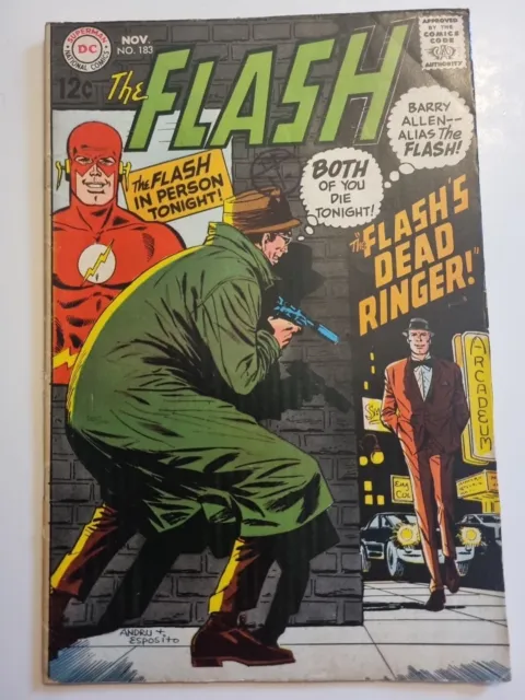 The Flash #183 Dc Comics Silver Age