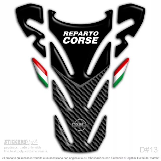 Paraserbatoio adesivo resinato per DUCATI MONSTER 696 - 796 - 1100 Tank Pad D#13