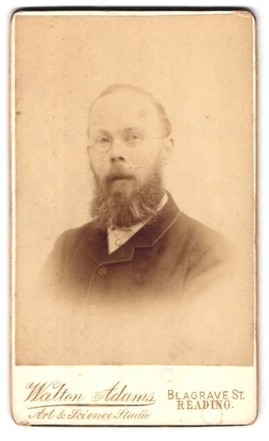 FOTOGRAFIE WALTON ADAMS, Reading, Blagrave St., Portrait stattlicher