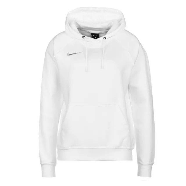 Nike Abbigliamento Sportivo Donna Team Park 20 Felpa con Cappuccio Pile Bianco