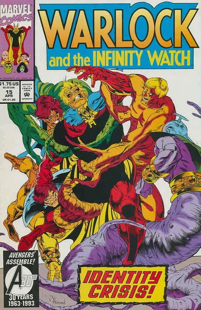 Warlock and the Infinity Watch #15 Marvel Comics April Apr 1993 (VFNM)