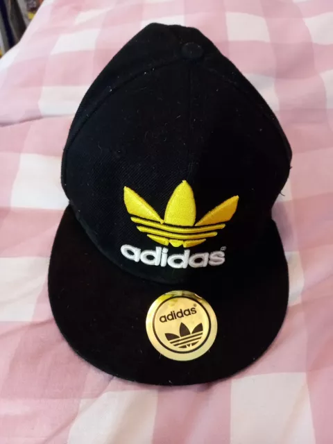 Adidas Black & Yellow Snapback Cap