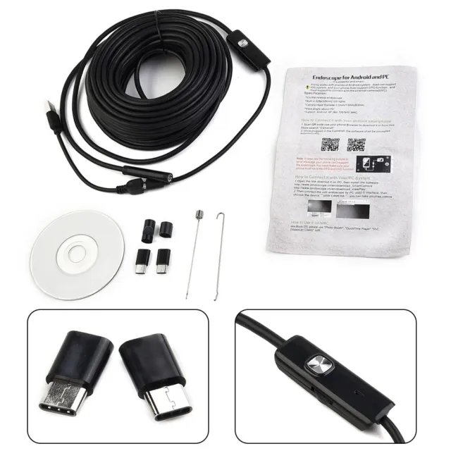 Telecamera di ispezione calda e carina 7 mm endoscopio ricambio IP66 LED USB impermeabile