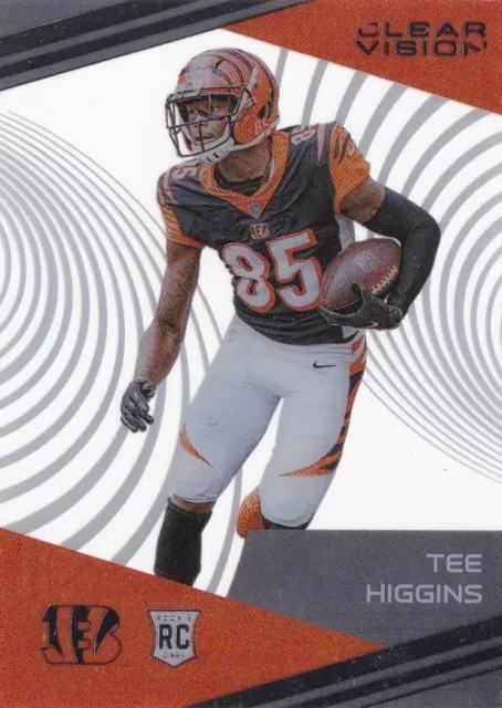 Tee Higgins 2020 Panini Chronicles Clear Vision Rookie