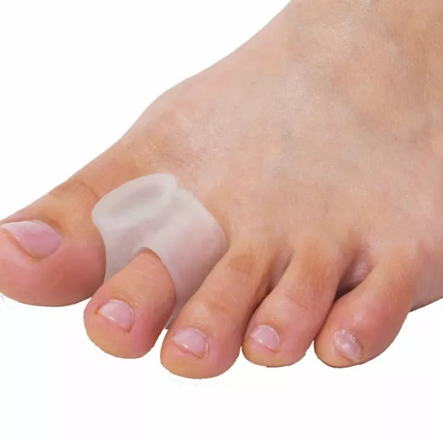 Gel Toe Separators Spacer- Bunion, Overlapping Toes, Drift Pain - 4 Pack