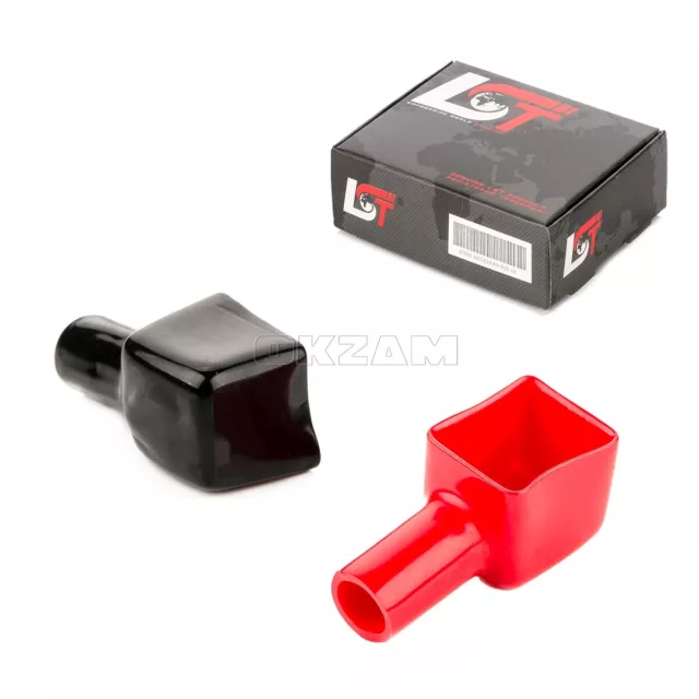 Polo Batterie Copertoni Tappi Set Rosso Nero Negativo Positivo per Ducati