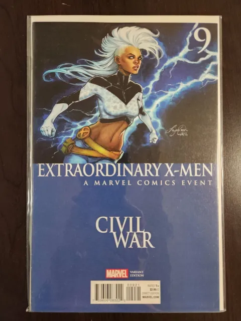 Extraordinary X-Men #9 Siya Oum Civil War Variant Cover 2016 NM