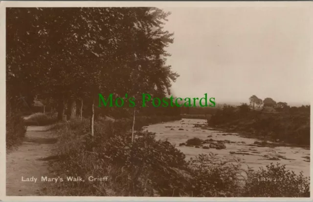 Scotland Postcard - Lady Mary's Walk, Crieff   RS25316