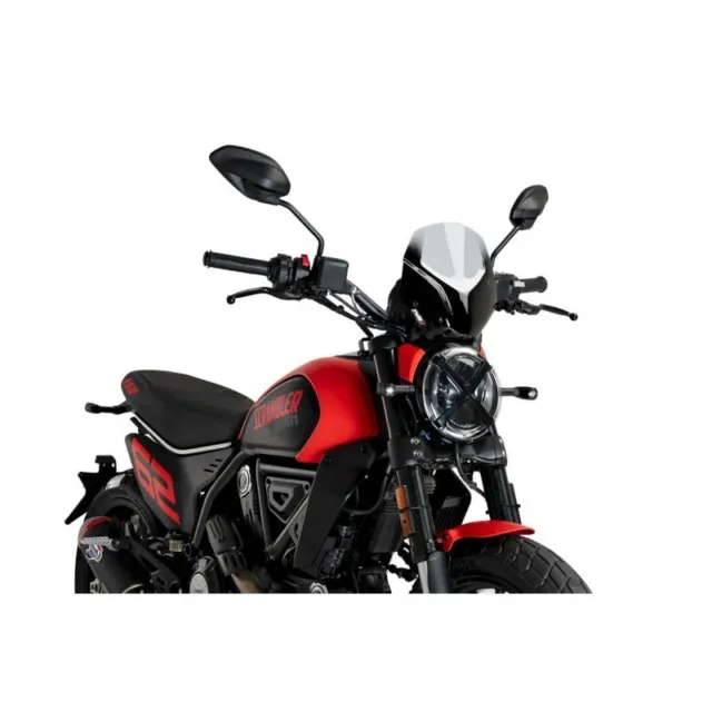 Puig Cupolino Naked N.g. Sport Ducati Scrambler Nightshift 2023 Fume Chiaro