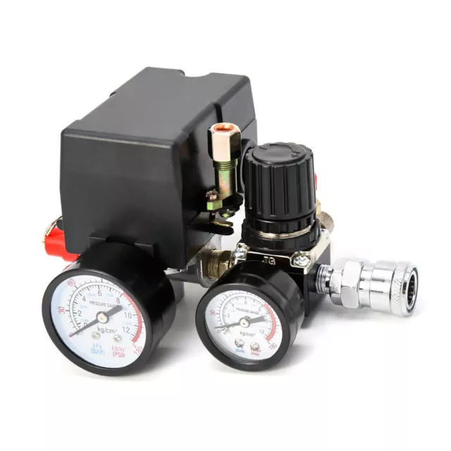 Air Compressor Pressure Switch Control Valve 90-120PSI Pressure Regulator