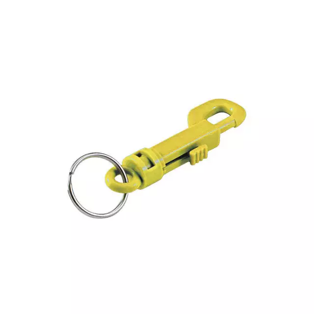 LUCKY LINE PRODUCTS 4FCE1 Plastic Key Clip,L 3 1/2 In PK 10