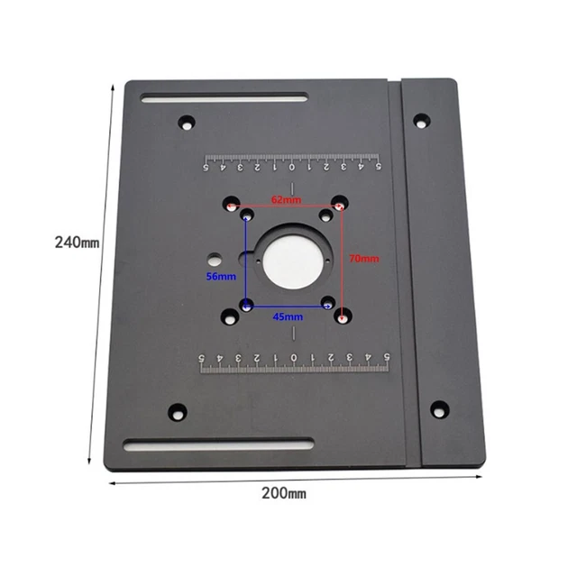 Routeur Table Insert Plaque for Plus Électrique Scie à Découper Et Gravure À