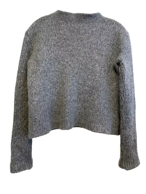 Haider Ackermann Grey Mohair Wool Blend Long Sleeve Sweater Women’s Size XS 2