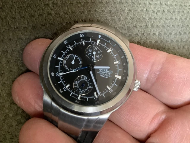 CASIO EDIFICE Mod. CLASSIC DATE - SILVER