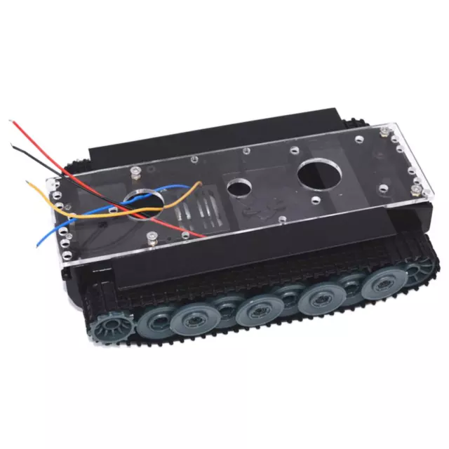 Professioneller Acryl Smart Robot RC Tank Car Chassis Kit Crawler Track Kit
