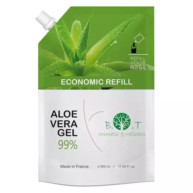 100% Reines Aloe Vera Gel Aus Spanien | Feuchtigkeitsspendend Für Gesicht Und Kö